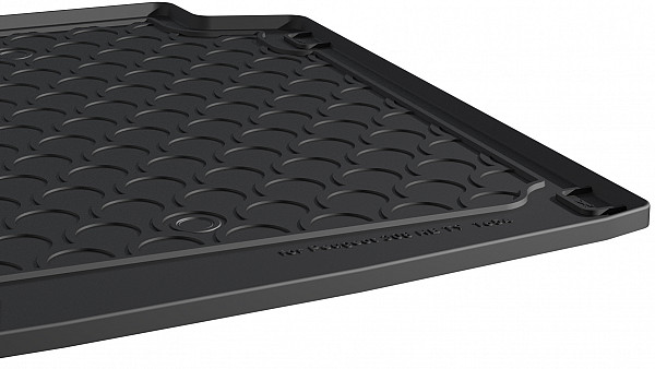 Design Cargo Trunk Liner Compatible With 308 Hatchback 09.2013-06.2021  Custom-fit Cargo Trunk Mat With Raised Edge