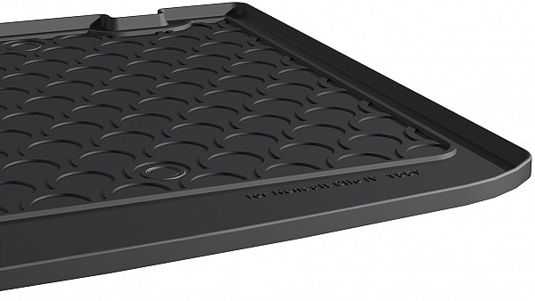 Design Cargo Trunk Liner Compatible With Clio IV 5 Door Hatchback 11.2012-12.2020  Custom-fit Cargo Trunk Mat With Raised Edge