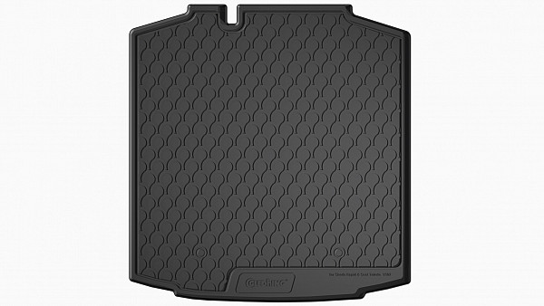 Design Cargo Trunk Liner Compatible With Toledo Sedan 03.2013-08.2018 for Lower Floor Custom-fit Cargo Trunk Mat With Raised Edge