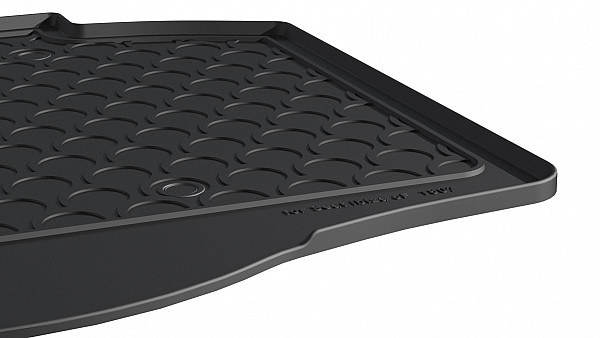 Design Cargo Trunk Liner Compatible With Ibiza 5 Door Hatchback 06.2017-> for Lower Floor (not for dual-fuel version) Custom-fit Cargo Trunk Mat With Raised Edge