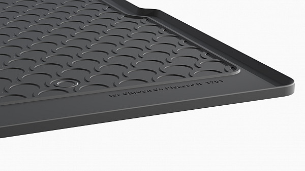 Design Cargo Trunk Liner Compatible With C4 Picasso (Spacetourer) 09.2013-03.2018 for Lower Floor Custom-fit Cargo Trunk Mat With Raised Edge
