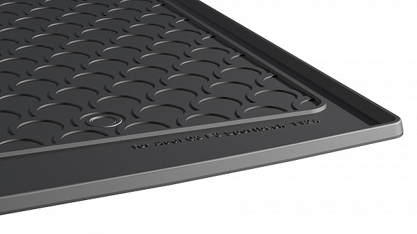 Design Cargo Trunk Liner Compatible With Q3 Sportback 10.2019-> for Upper Variable Floor With Movable Rear Bench Custom-fit Cargo Trunk Mat With Raised Edge