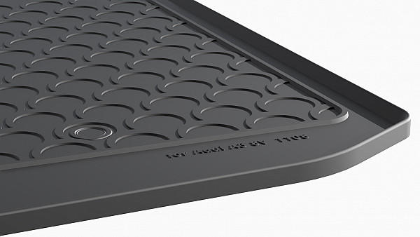 Design Cargo Trunk Liner Compatible With A3 Sportback 8V, S3, RS3, 5 Door Hatchback 02.2013-04.2020 for Upper Variable Floor/With Narrow Spare Tire Custom-fit Cargo Trunk Mat With Raised Edge