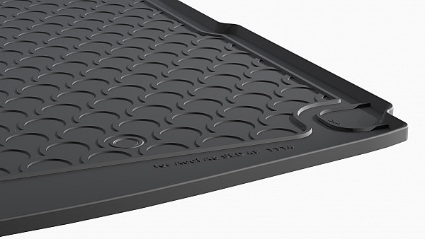 Design Cargo Trunk Liner Compatible With A6, S6, Sedan 4F 04.2004-12.2010 for Upper Variable Floor Custom-fit Cargo Trunk Mat With Raised Edge