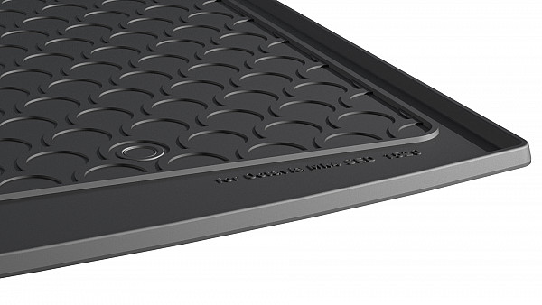 Design Cargo Trunk Liner Compatible With Octavia Liftback Sedan 04.2020-> for Lower Floor (With or Without Spare Tire) Custom-fit Cargo Trunk Mat With Raised Edge