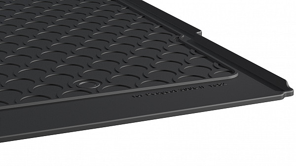 Design Cargo Trunk Liner Compatible With 3008 SUV 10.2016-11.2023  Custom-fit Cargo Trunk Mat With Raised Edge