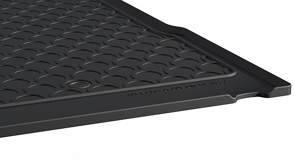 Design Cargo Trunk Liner Compatible With 308 SW (Estate) 03.2014-06.2021  Custom-fit Cargo Trunk Mat With Raised Edge