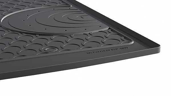 Design Cargo Trunk Liner Compatible With Passat Sedan B6/B7 03.2005-09.2014  Custom-fit Cargo Trunk Mat With Raised Edge