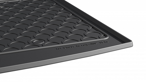 Design Cargo Trunk Liner Compatible With Karoq mit Allrad 11.2017-> for Lower Floor (4 WD) Custom-fit Cargo Trunk Mat With Raised Edge
