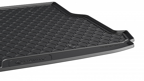 Design Cargo Trunk Liner Compatible With C Class T Modell Estate S206  06.2021-> With Trunk Package (With Net On Left), Not For Hybrid Custom-fit Cargo Trunk Mat With Raised Edge