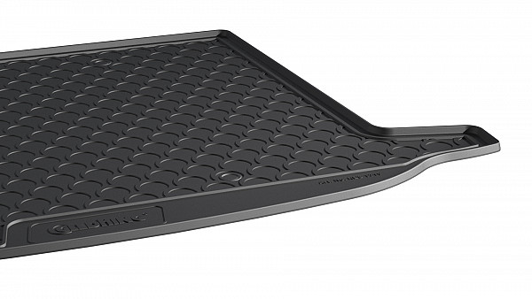 Design Cargo Trunk Liner Compatible With GLC Coupe C253 07.2019-> With Trunk Package (With Net On Left) Custom-fit Cargo Trunk Mat With Raised Edge
