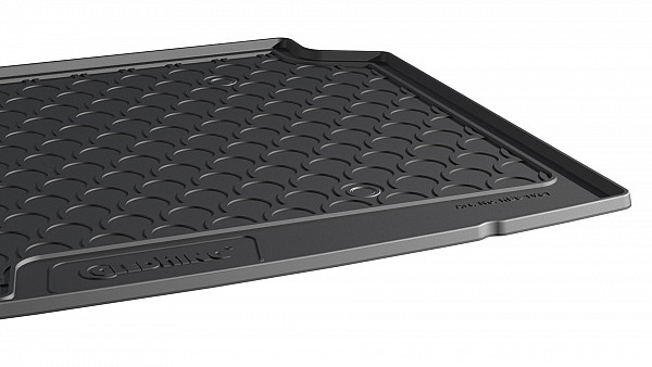 Design Cargo Trunk Liner Compatible With MG 4 Hatchback Standard & Comfort 09.2022-> for Lower Floor (standard & comfort) With Net On Right Side Custom-fit Cargo Trunk Mat With Raised Edge