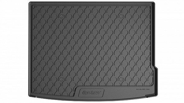Design Cargo Trunk Liner Compatible With Kona Hybrid 05.2023-> for Upper Variable Floor Custom-fit Cargo Trunk Mat With Raised Edge