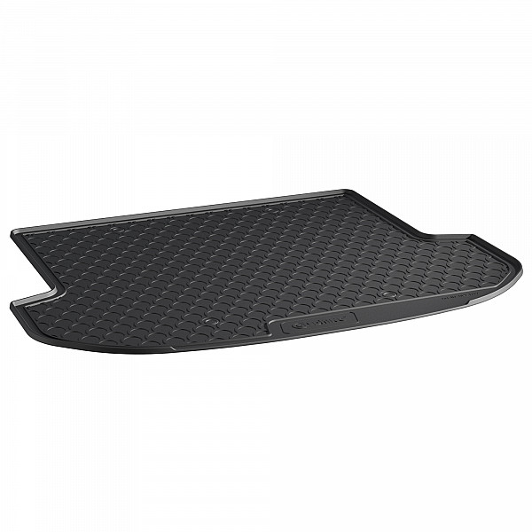 Design Cargo Trunk Liner Compatible With Santa Fe (Hybrid & Plug in Hybrid PHEV) 08.2018-07.2024 for Upper Floor Custom-fit Cargo Trunk Mat With Raised Edge