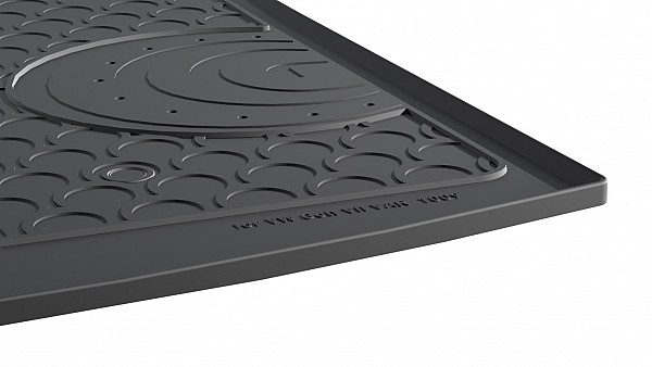 Design Cargo Trunk Liner Compatible With Golf VII Variant (Estate) 09.2013-04.2020 for Upper Variable Floor Custom-fit Cargo Trunk Mat With Raised Edge