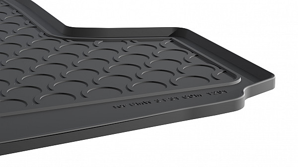 Design Cargo Trunk Liner Compatible With 3er Touring (Estate) F31  09.2012-06.2019  Custom-fit Cargo Trunk Mat With Raised Edge