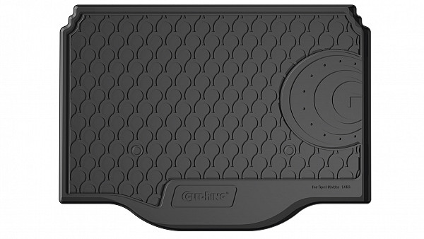 Design Cargo Trunk Liner Compatible With Mokka X 07.2016-06.2019  Custom-fit Cargo Trunk Mat With Raised Edge