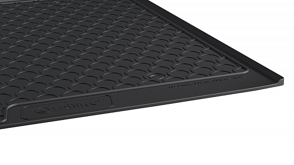 Design Cargo Trunk Liner Compatible With Octavia Combi (Estate) (3 Generation MK III ) 03.2013-10.2019 for Upper Variable Floor With Left Extension Custom-fit Cargo Trunk Mat With Raised Edge