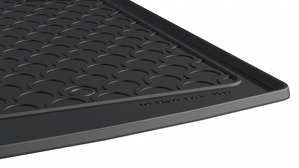 Design Cargo Trunk Liner Compatible With Scala 05.2019-> for Lower Floor (Not For Variable Floor) Custom-fit Cargo Trunk Mat With Raised Edge