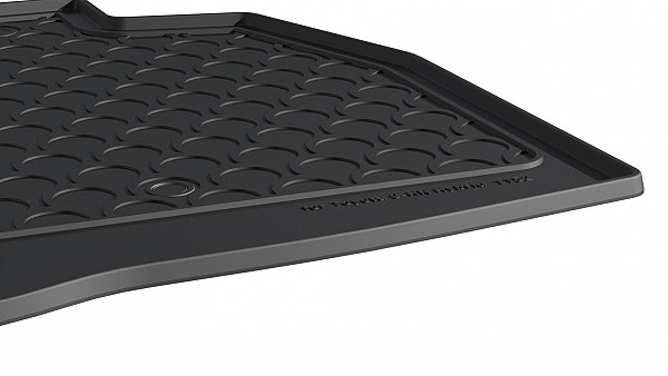 Design Cargo Trunk Liner Compatible With C-HR 10.2016-12.2023  Custom-fit Cargo Trunk Mat With Raised Edge