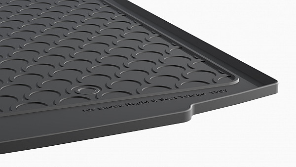 Design Cargo Trunk Liner Compatible With Toledo Sedan 03.2013-08.2018 for Lower Floor Custom-fit Cargo Trunk Mat With Raised Edge