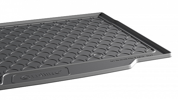 Design Cargo Trunk Liner Compatible With Clio V Hatchback 09.2019-> for Lower Floor With Narrow Spare Tire Custom-fit Cargo Trunk Mat With Raised Edge