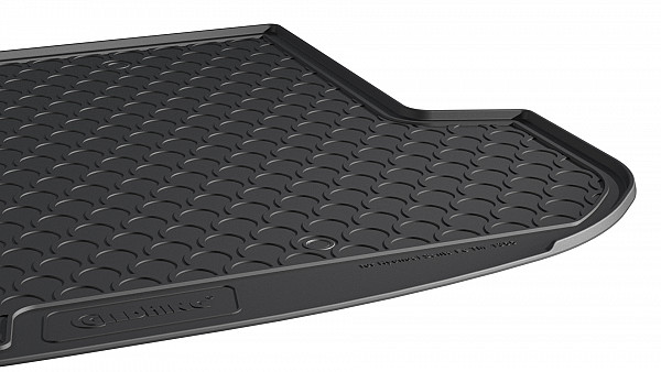 Design Cargo Trunk Liner Compatible With Santa Fe 5 Seats 08.2018-07.2024 Not For Hybrid Or PlugInHybrid Custom-fit Cargo Trunk Mat With Raised Edge