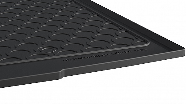 Design Cargo Trunk Liner Compatible With Superb Combi (Estate) (3 Generation MK III ) 09.2015-11.2023 for Lower Floor, With or Without Spare Tire Custom-fit Cargo Trunk Mat With Raised Edge