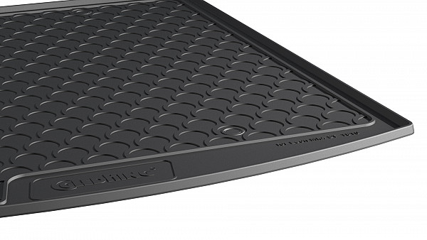Design Cargo Trunk Liner Compatible With Leon Sportstourer ST (Estate) 04.2020-> for Upper Variable Floor Custom-fit Cargo Trunk Mat With Raised Edge