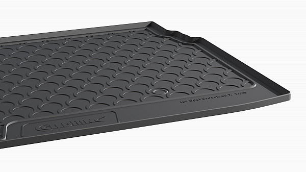 Design Cargo Trunk Liner Compatible With Crossland X 06.2017-07.2024 for Upper Variable Floor Custom-fit Cargo Trunk Mat With Raised Edge