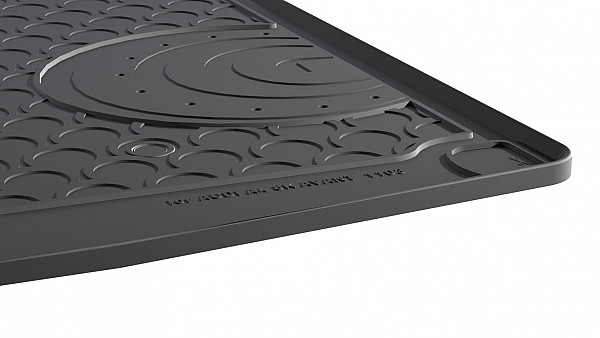 Design Cargo Trunk Liner Compatible With A4 Avant (Estate) B8, Allroad, S4, RS4 04.2008-06.2016  Custom-fit Cargo Trunk Mat With Raised Edge
