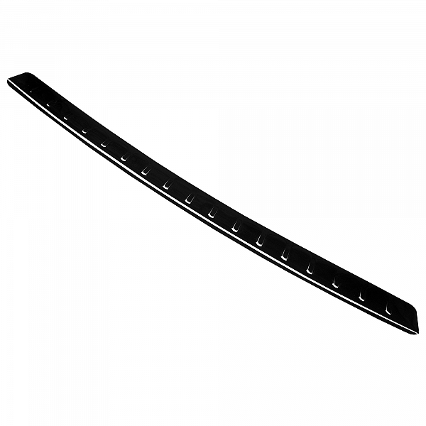 Stainless Steel Rear Bumper Protector Compatible With Mazda 6 Estate 02.2013-> Rearguard, Tailored Fit Bumper Guard,  Loading Edge Protector- Colour Black Mirror Stainless Steel (Black Chrome)