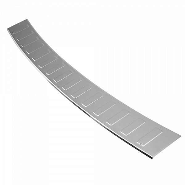 Stainless Steel Rear Bumper Protector Compatible With Opel Insignia B Sports Tourer & Country Tourer 04.2017-12.2022 Rearguard, Tailored Fit Bumper Guard,  Loading Edge Protector- Colour Brushed Stainless Steel
