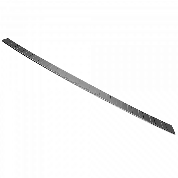 Stainless Steel Rear Bumper Protector Compatible With Volkswagen T6.1 Multivan, Transporter, California, Caravelle 10.2019-04.2024 Rearguard, Tailored Fit Bumper Guard,  Loading Edge Protector- Colour Polished Stainless Steel (Chrome)