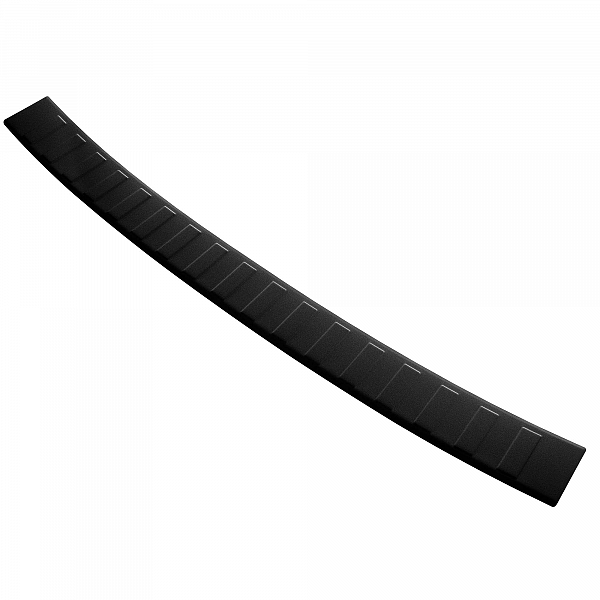 Stainless Steel Rear Bumper Protector Compatible With Volkswagen Touran (2. Generation Typ 5T) 09.2015-> Rearguard, Tailored Fit Bumper Guard,  Loading Edge Protector- Colour Matte Black Powdercoated Stainless Steel