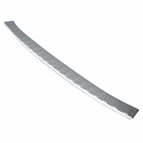 Stainless Steel Rear Bumper Protector Compatible With Mazda MX-30 09.2020-> Rearguard, Tailored Fit Bumper Guard,  Loading Edge Protector- Colour Polished Stainless Steel (Chrome)