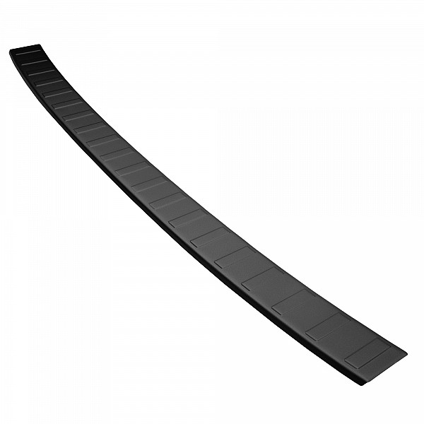 Stainless Steel Rear Bumper Protector Compatible With Volkswagen T7  Multivan 11.2021-> Rearguard, Tailored Fit Bumper Guard,  Loading Edge Protector- Colour Matte Black Powdercoated Stainless Steel