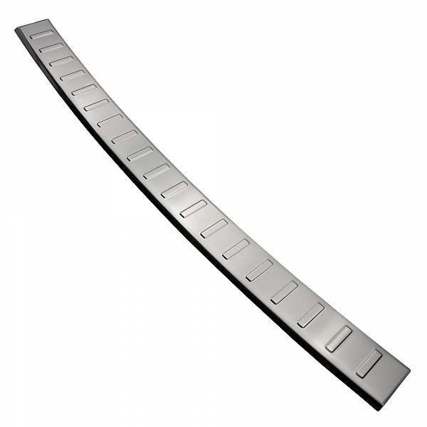 Stainless Steel Rear Bumper Protector Compatible With Volkswagen T5 Multivan, Transporter, California, Caravelle 04.2003-05.2015 Rearguard, Tailored Fit Bumper Guard,  Loading Edge Protector- Colour Polished Stainless Steel (Chrome)