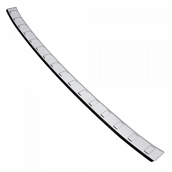 Stainless Steel Rear Bumper Protector Compatible With Cupra Born 11.2021-> Rearguard, Tailored Fit Bumper Guard,  Loading Edge Protector- Colour Polished Stainless Steel (Chrome)