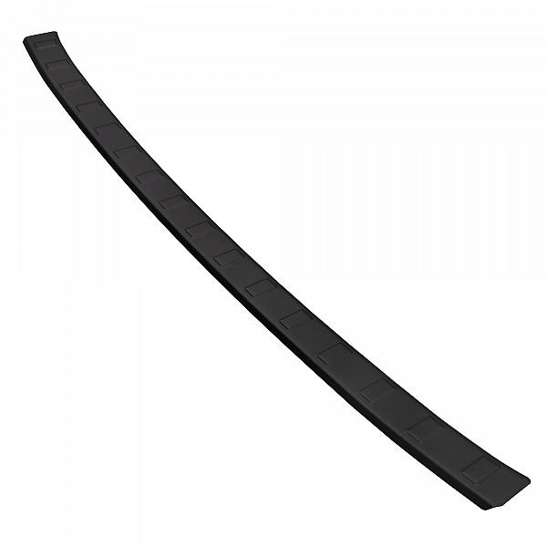 Stainless Steel Rear Bumper Protector Compatible With Cupra Born 11.2021-> Rearguard, Tailored Fit Bumper Guard,  Loading Edge Protector- Colour Matte Black Powdercoated Stainless Steel