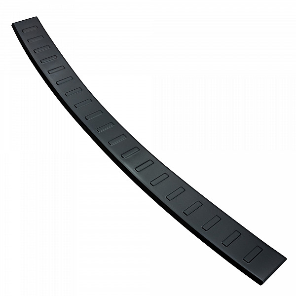 Stainless Steel Rear Bumper Protector Compatible With Seat Alhambra 10.2010-04.2020 Rearguard, Tailored Fit Bumper Guard,  Loading Edge Protector- Colour Black Mirror Stainless Steel (Black Chrome)