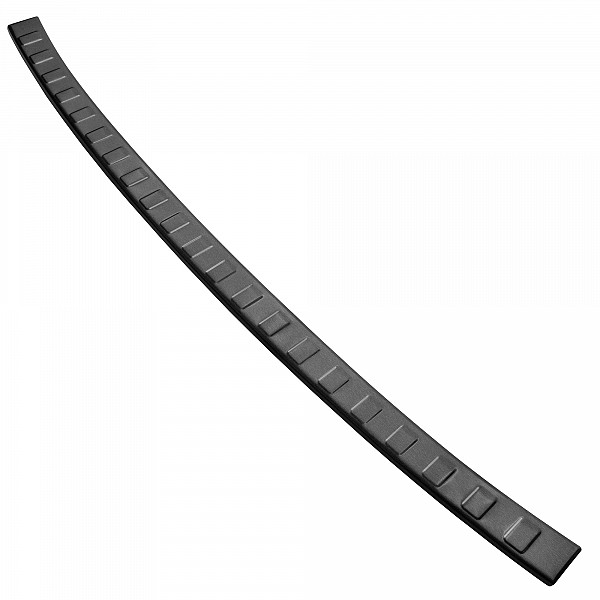 Stainless Steel Rear Bumper Protector Compatible With Volvo XC90 02.2015-> Rearguard, Tailored Fit Bumper Guard,  Loading Edge Protector- Colour Dark Grey Brushed Stainless Steel