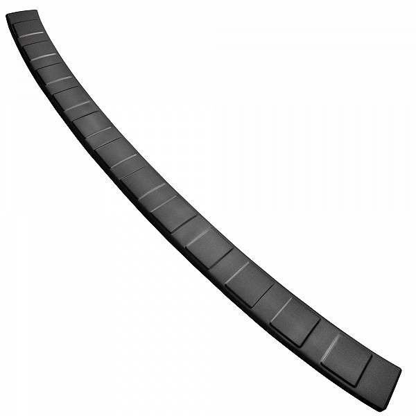 Stainless Steel Rear Bumper Protector Compatible With Ford Kuga ST Line & Hybrid 03.2020-> Rearguard, Tailored Fit Bumper Guard,  Loading Edge Protector- Colour Dark Grey Brushed Stainless Steel