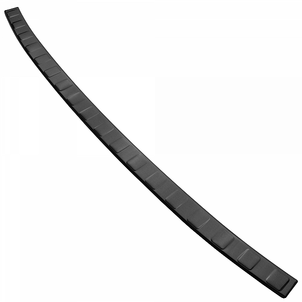 Stainless Steel Rear Bumper Protector Compatible With Hyundai Tucson IV 12.2020-> Rearguard, Tailored Fit Bumper Guard,  Loading Edge Protector- Colour Dark Grey Brushed Stainless Steel