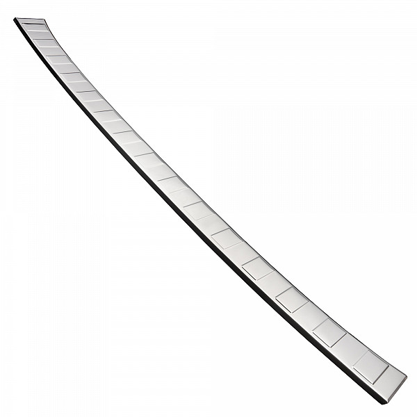 Stainless Steel Rear Bumper Protector Compatible With Mercedes Benz Citan T Class W420 10.2021-> Rearguard, Tailored Fit Bumper Guard,  Loading Edge Protector- Colour Polished Stainless Steel (Chrome)