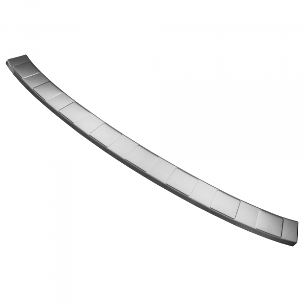 Stainless Steel Rear Bumper Protector Compatible With Ford Kuga ST Line & Hybrid 03.2020-> Rearguard, Tailored Fit Bumper Guard,  Loading Edge Protector- Colour Brushed Stainless Steel