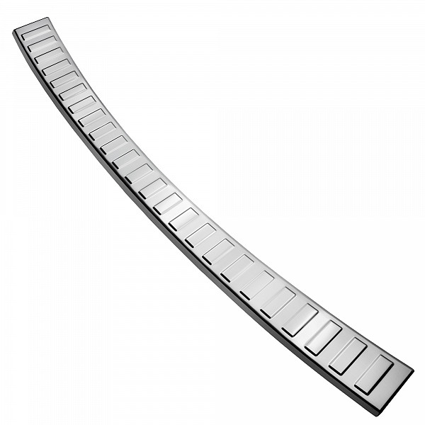 Stainless Steel Rear Bumper Protector Compatible With BMW 3 series Touring (Estate) G21 for M Sport 09.2019-06.2022 (only for M Sport) Rearguard, Tailored Fit Bumper Guard,  Loading Edge Protector- Colour Polished Stainless Steel (Chrome)