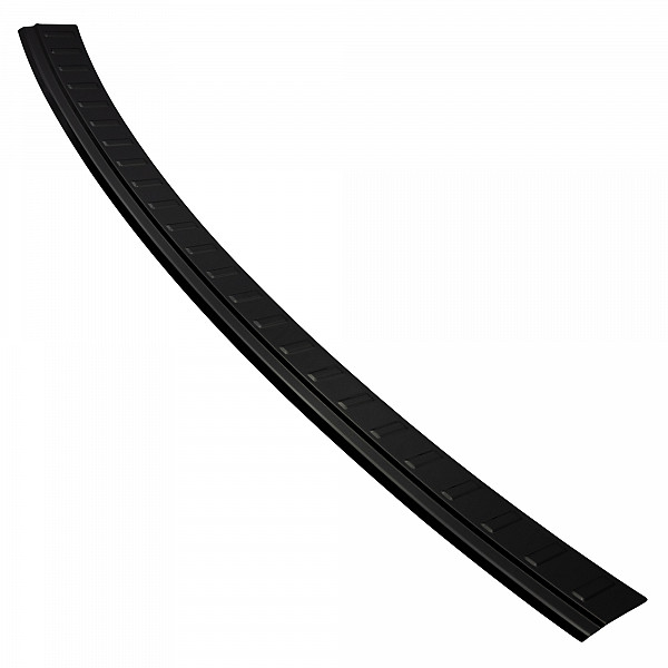 Stainless Steel Rear Bumper Protector Compatible With Porsche Macan 04.2014-03.2024 Rearguard, Tailored Fit Bumper Guard,  Loading Edge Protector- Colour Black Mirror Stainless Steel (Black Chrome)