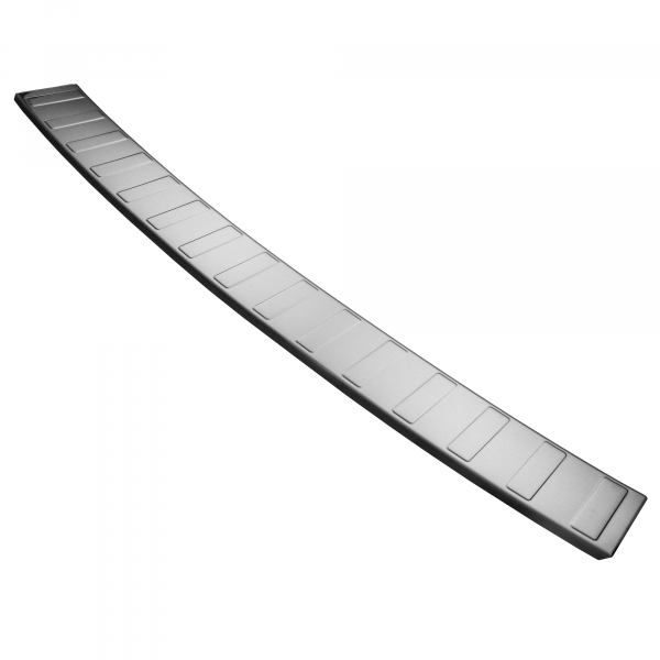 Stainless Steel Rear Bumper Protector Compatible With Peugeot Expert & Traveller 09.2016-> Rearguard, Tailored Fit Bumper Guard,  Loading Edge Protector- Colour Brushed Stainless Steel