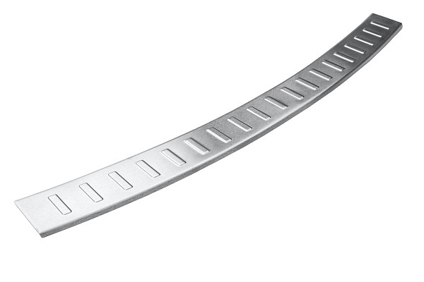Stainless Steel Rear Bumper Protector Compatible With Seat Alhambra 10.2010-04.2020 Rearguard, Tailored Fit Bumper Guard,  Loading Edge Protector- Colour Brushed Stainless Steel